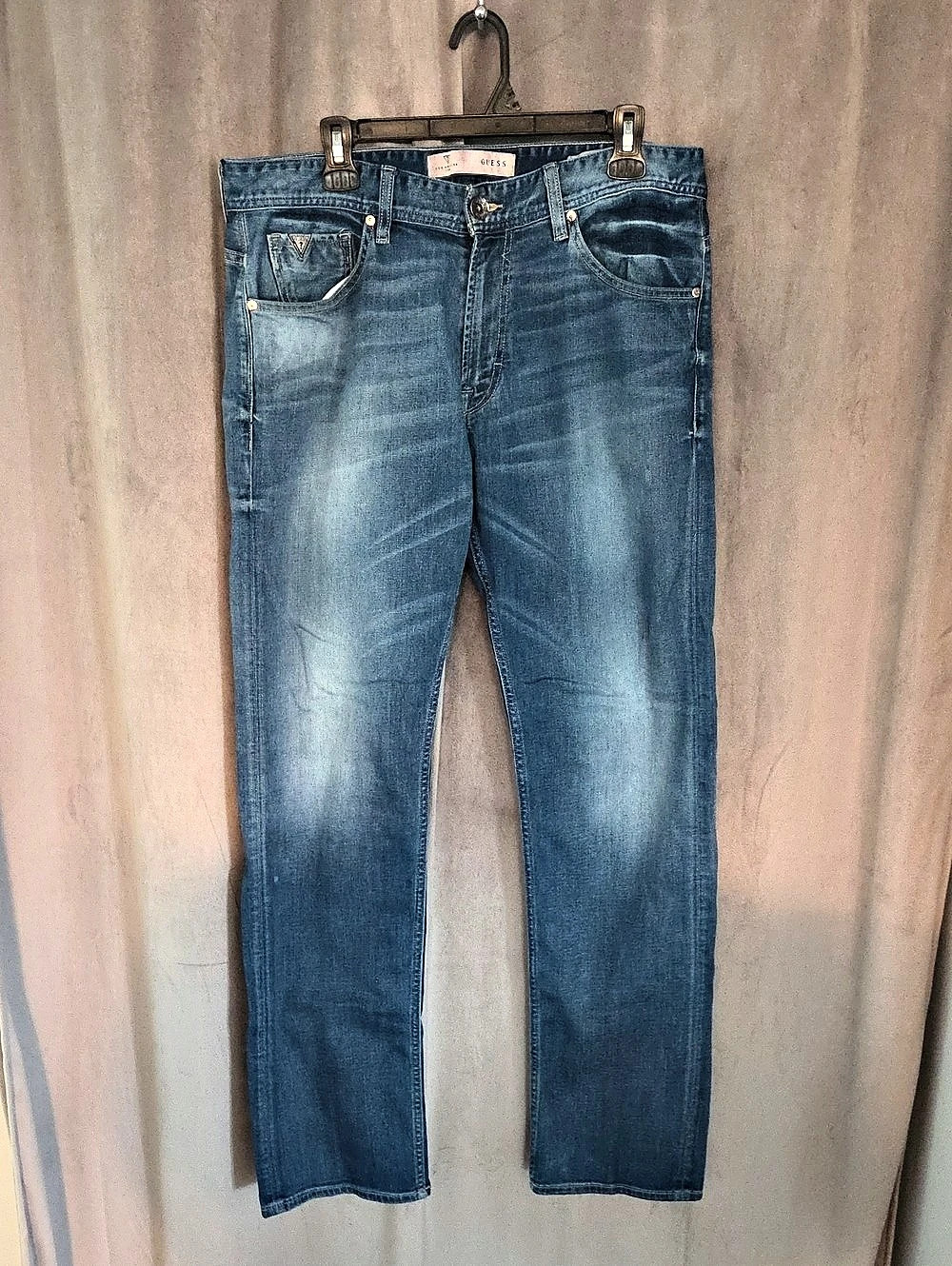 GUESS Mens Size 34 Straight Jeans